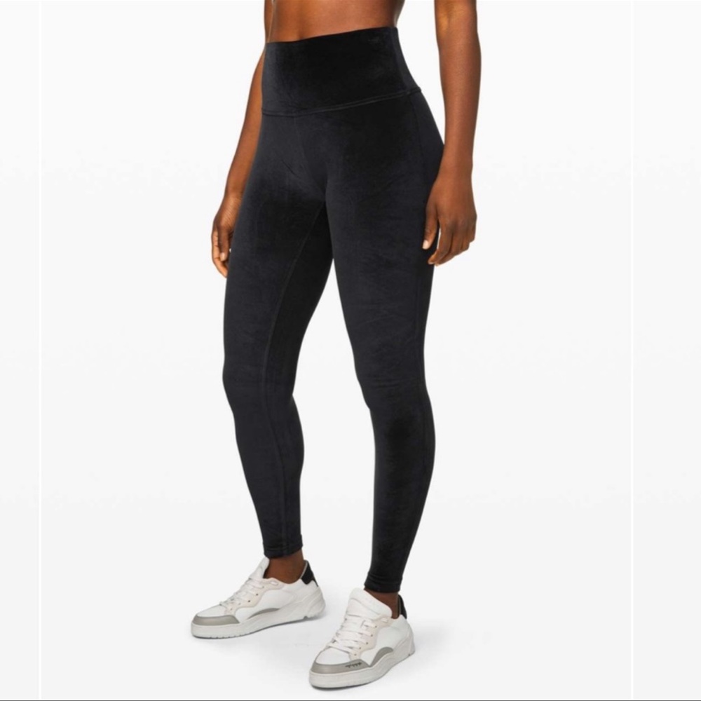 LIKE NEW lululemon velvet leggings!